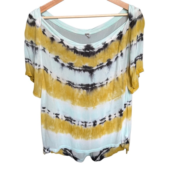 Young Fabulous & Broke Tie Dye Viscose Tunic Top Women’s Size L - Picture 1 of 4